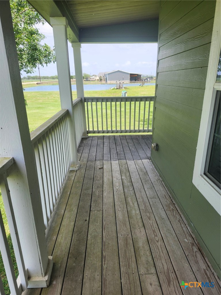 1845 Royal Road Port Lavaca, TX 77979 - Photo 16 of 22 a view of balcony with wooden floor