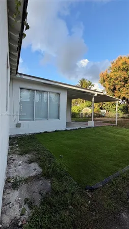 a view of a garden