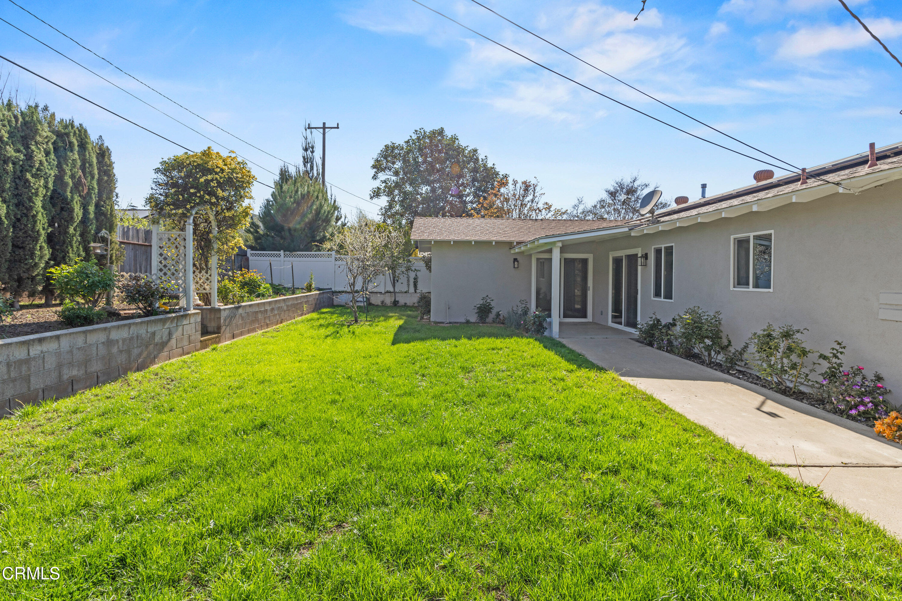 246 3rd Street Solvang, CA 93463 - Photo 29 of 33 a view of a backyard with a garden and plants