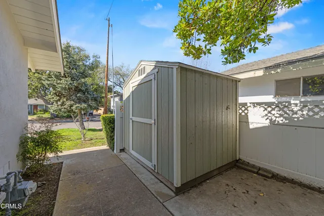 a house with trees in front of it
