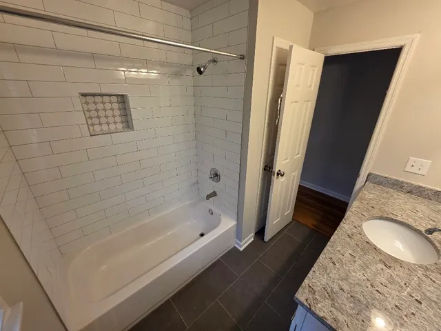 a view of a street with a building and a street view