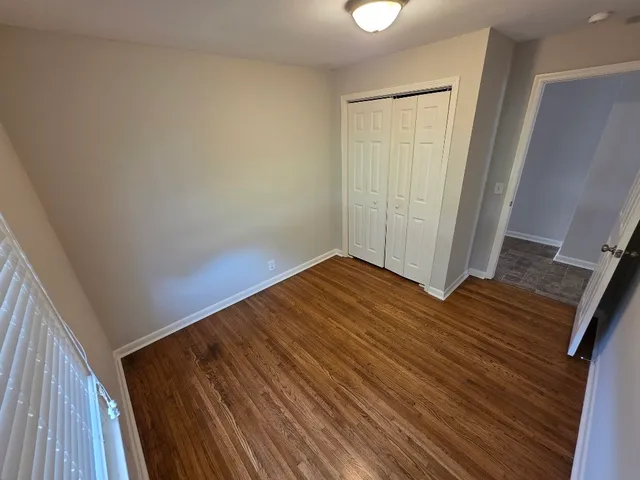 wooden floor in an empty room