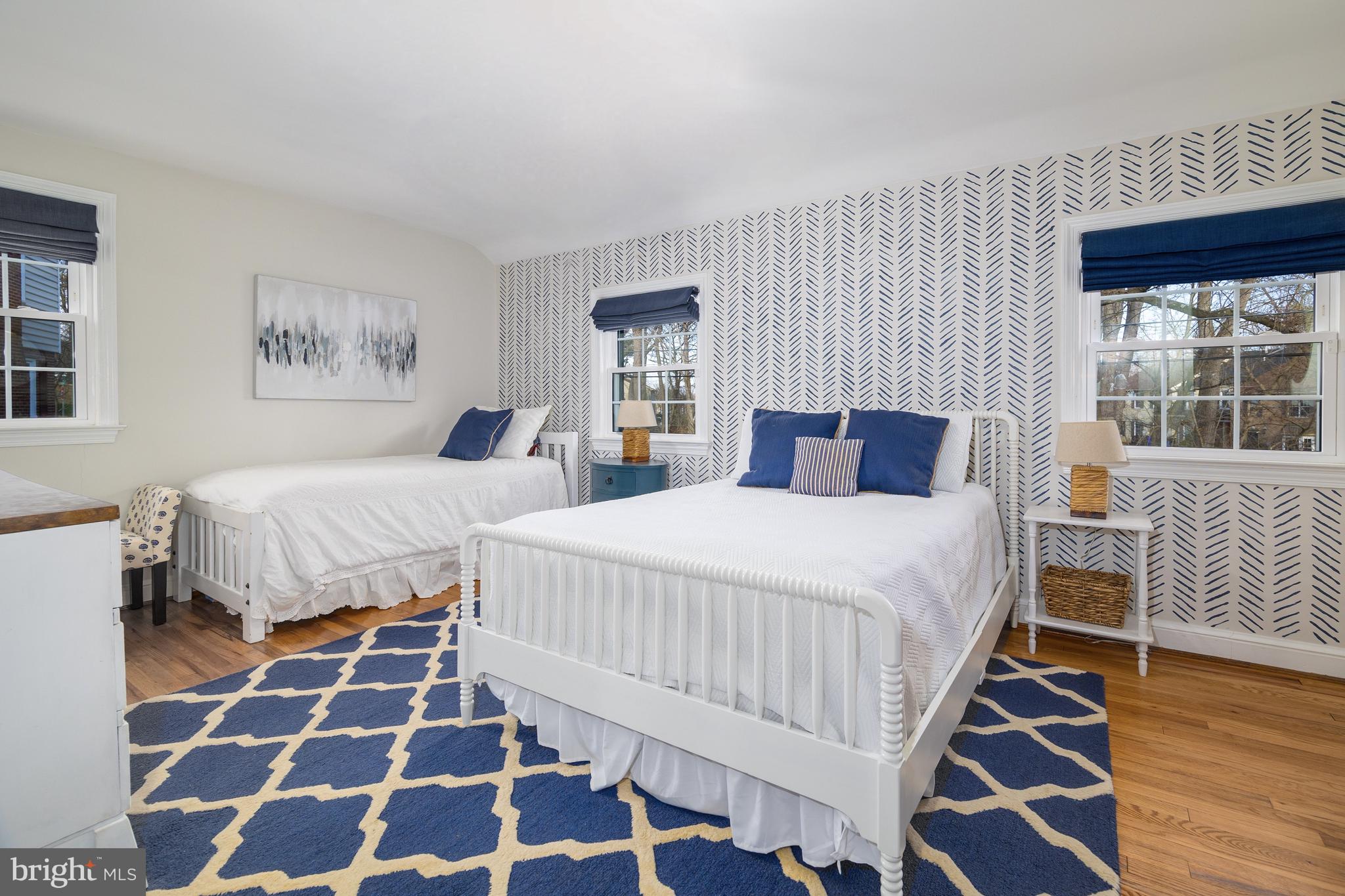 1910 Everest Street Silver Spring, MD 20902 - Photo 12 of 21 Large second bedroom with hardwood flooring