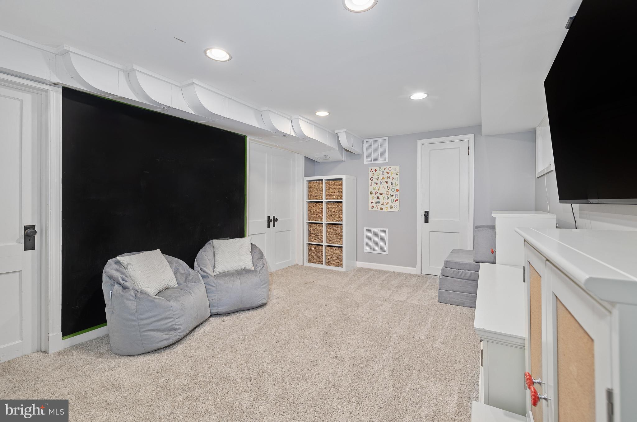 1910 Everest Street Silver Spring, MD 20902 - Photo 15 of 21 Fully-finished lower level, recreation room