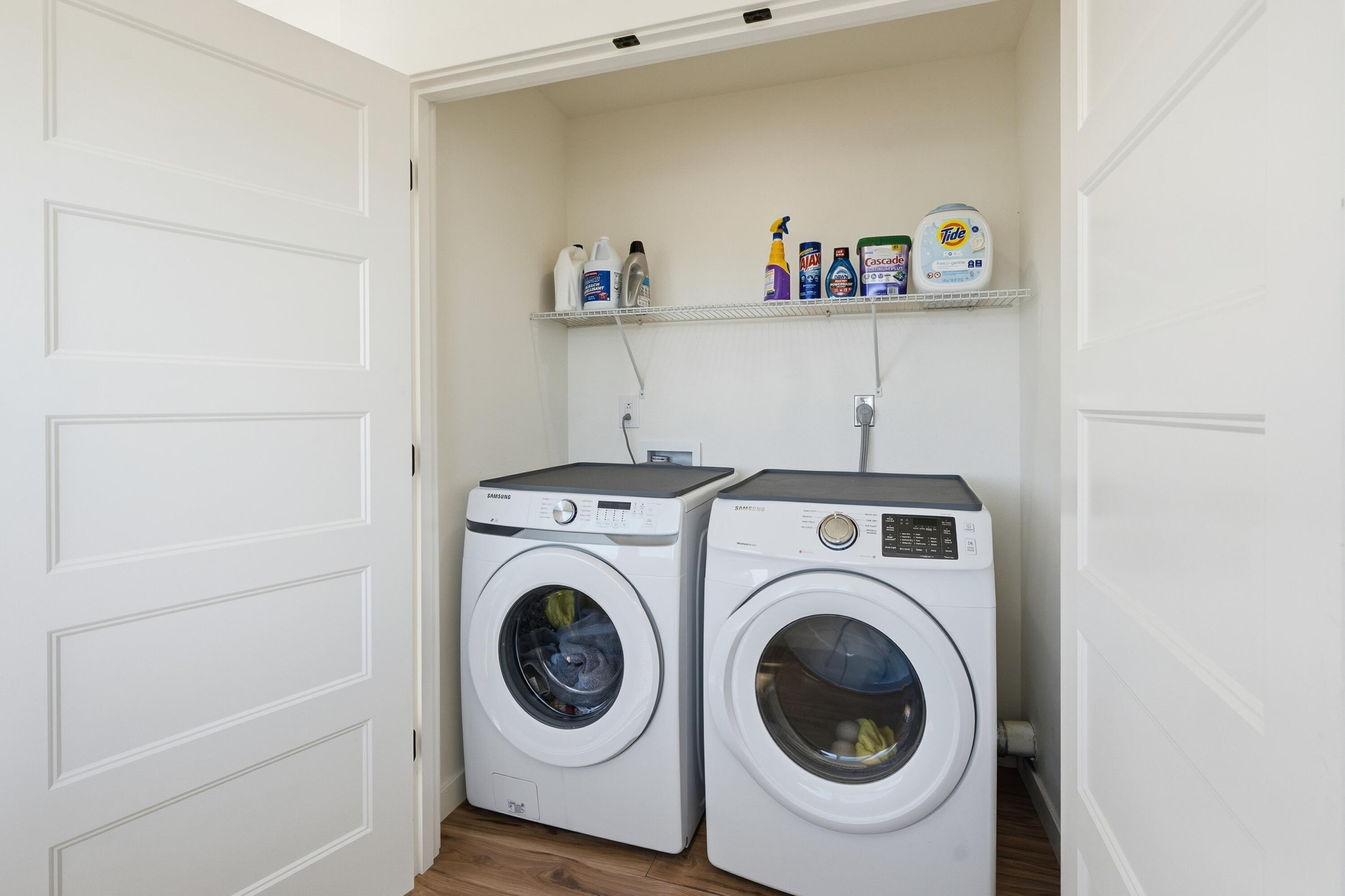 4074 Southwest Reif Road Powell Butte, OR 97753 - Photo 27 of 59 a utility room with dryer and washer