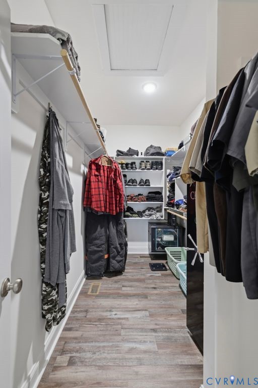 3259 Three Bridge Road Powhatan, VA 23139 - Photo 21 of 43 Walk-in closet featuring wood-finish flooring, rec
