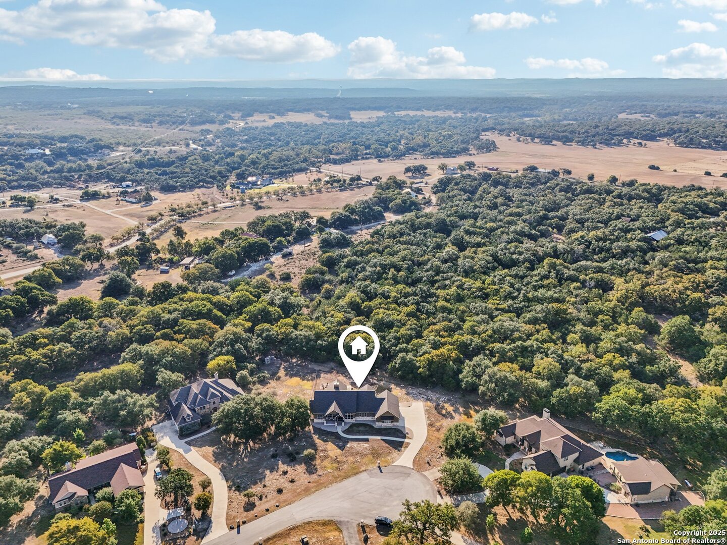 449 Hanging Oak Spring Branch, TX 78070 - Photo 2 of 49 an aerial view of a residential houses with city view