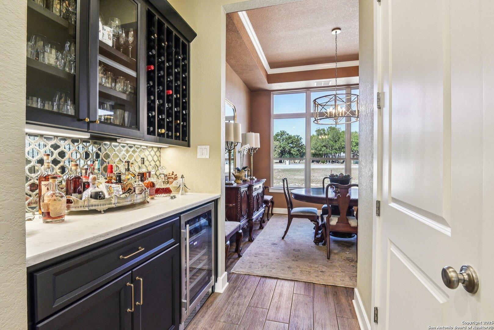 449 Hanging Oak Spring Branch, TX 78070 - Photo 22 of 49 a view of a room with wooden floor and furniture