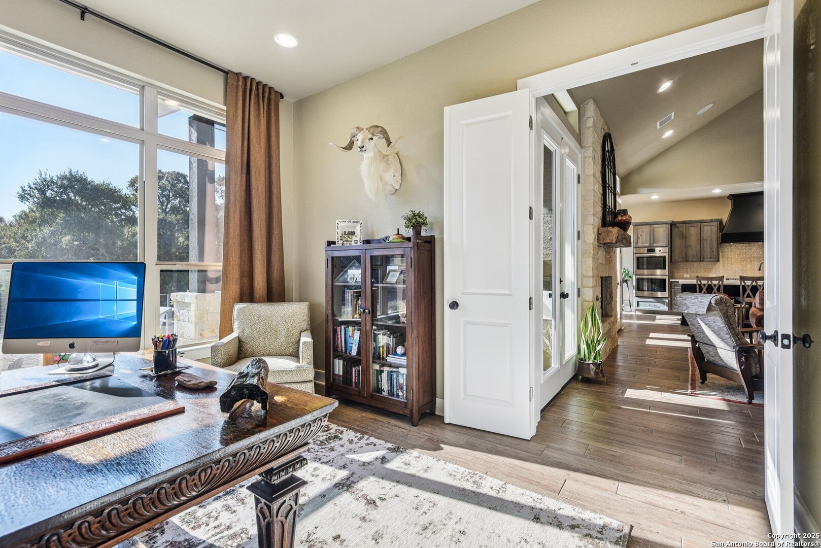 449 Hanging Oak Spring Branch, TX 78070 - Photo 28 of 49 a living room with furniture and a large window