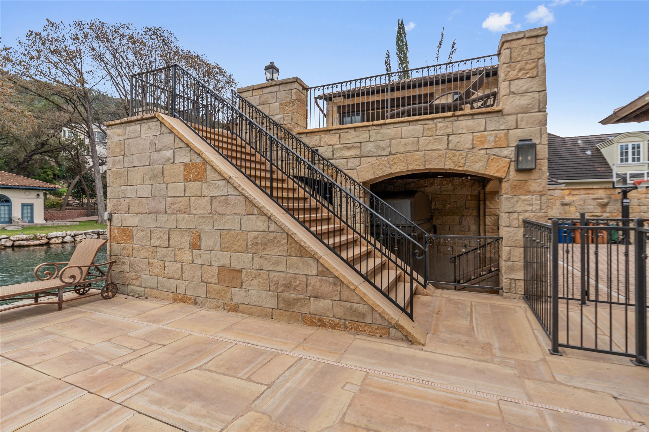 4407 Island Cove Austin, TX 78731 - Photo 24 of 40 Stairs up to the perfect one bedroom guest suite complete with it’s own bath and amazing views from its elevated lounging deck