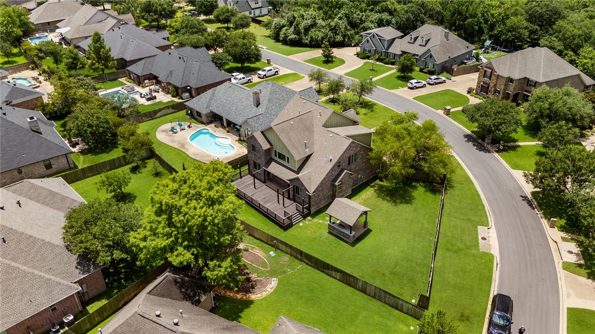 2136 Rockcliffe Loop College Station, TX 77845 - Photo 7 of 48 an aerial view of a house with a garden