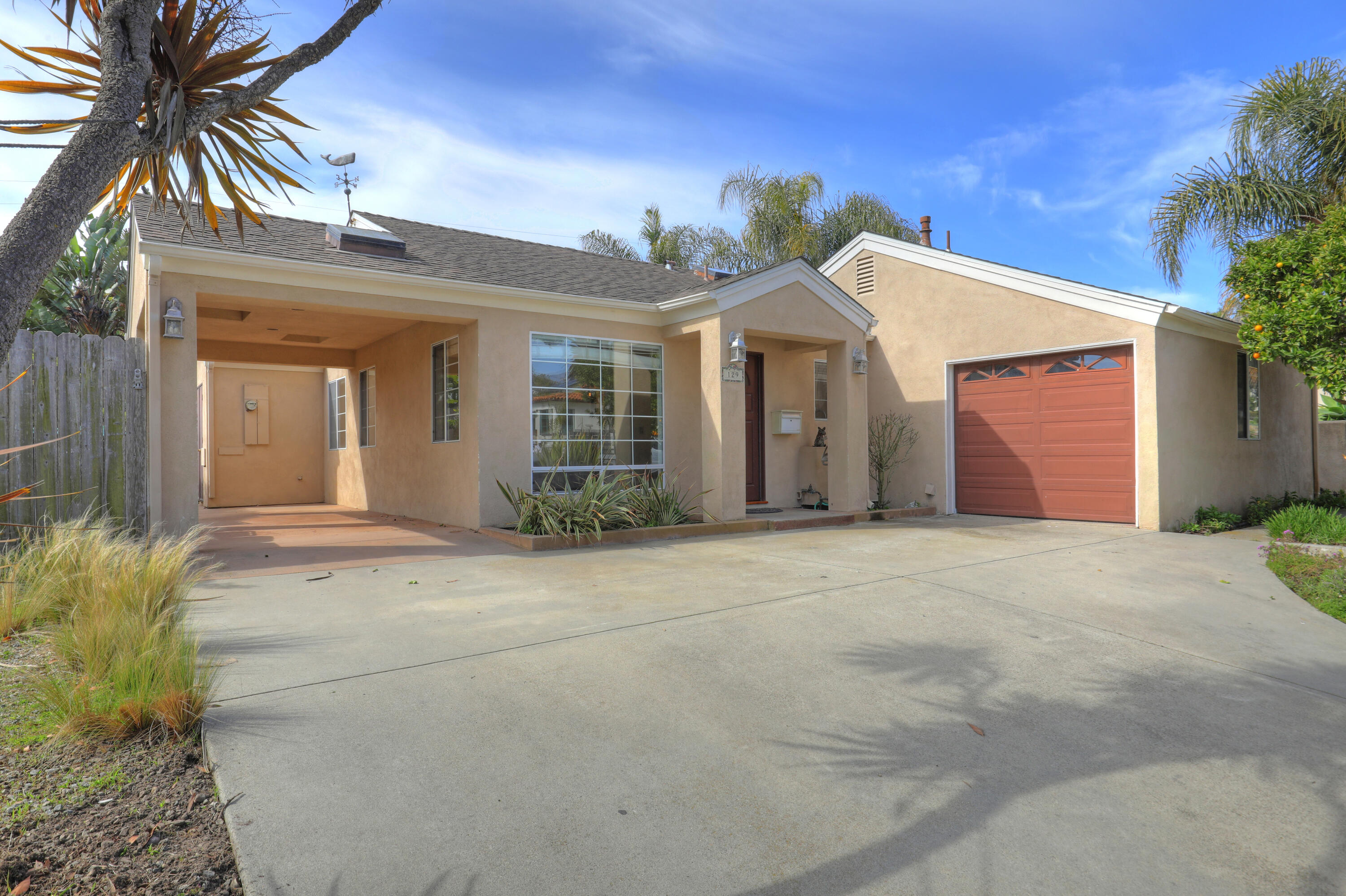 129 San Clemente Santa Barbara, CA 93109 - Photo 1 of 23 a view of a white house with a outdoor space
