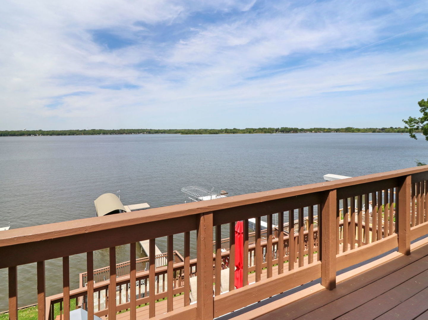 132 Eagle Point Road Fox Lake, IL 60020 - Photo 27 of 63 a city view from a balcony