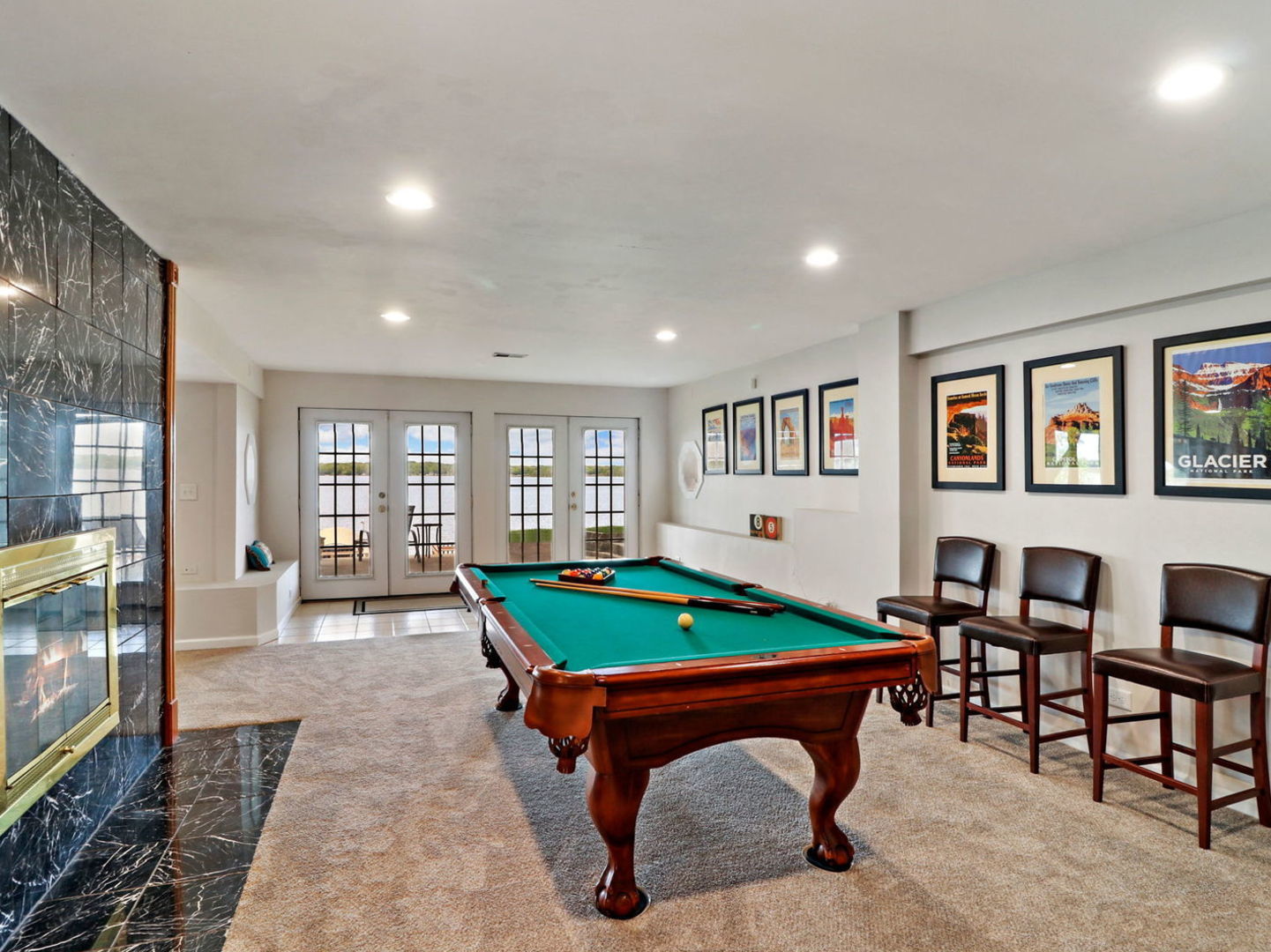 132 Eagle Point Road Fox Lake, IL 60020 - Photo 34 of 63 a room with furniture and pool table