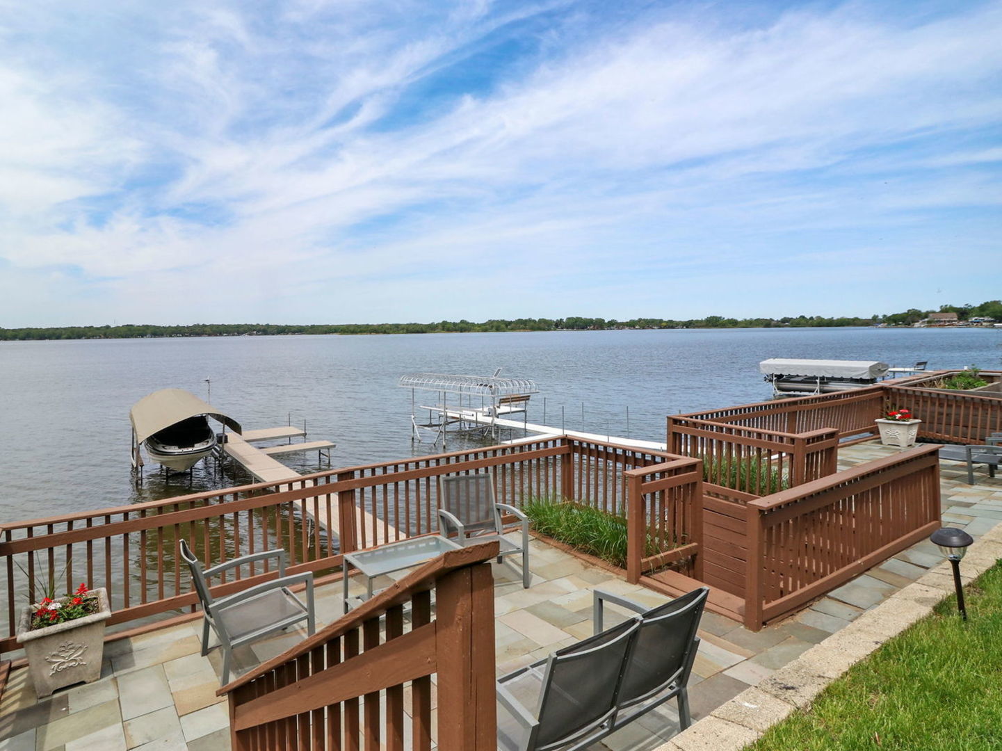 132 Eagle Point Road Fox Lake, IL 60020 - Photo 48 of 63 a terrace with outdoor seating