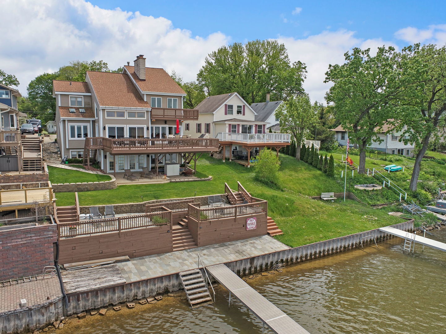 132 Eagle Point Road Fox Lake, IL 60020 - Photo 54 of 63 a view of a house with a yard