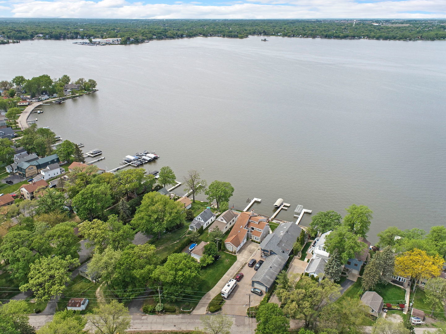 132 Eagle Point Road Fox Lake, IL 60020 - Photo 61 of 63 view of lake with outdoor space