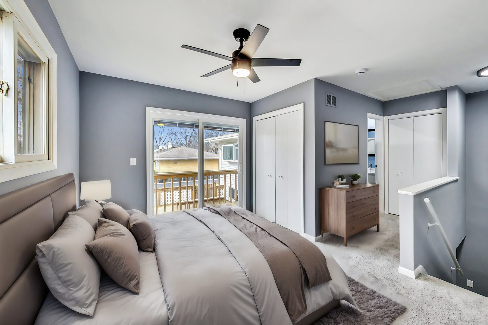 830 Russell Avenue Winthrop Harbor, IL 60096 - Photo 15 of 33 a bedroom with a bed and a window