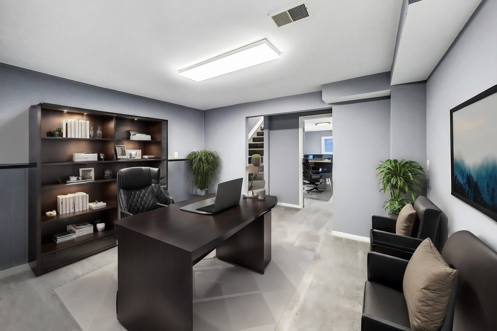 830 Russell Avenue Winthrop Harbor, IL 60096 - Photo 23 of 33 a living room with furniture and a flat screen tv