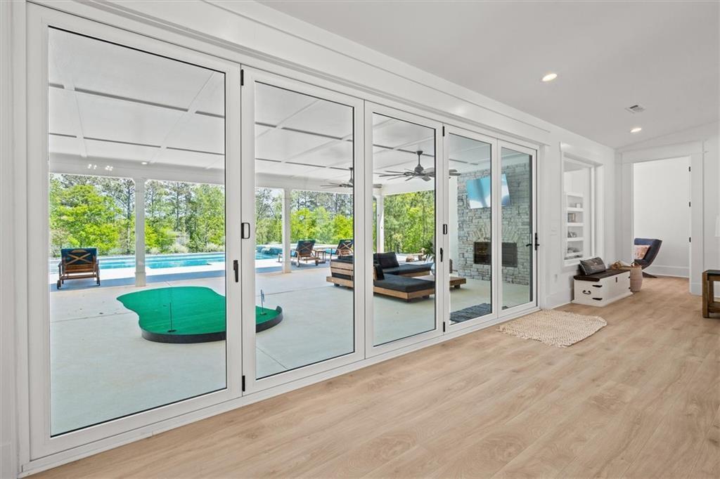 840 Old Driver Road Whitesburg, GA 30185 - Photo 22 of 88 a room with window and pool table