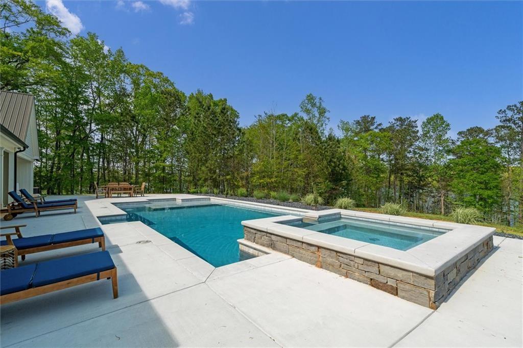 840 Old Driver Road Whitesburg, GA 30185 - Photo 71 of 88 a view of a backyard with swimming pool