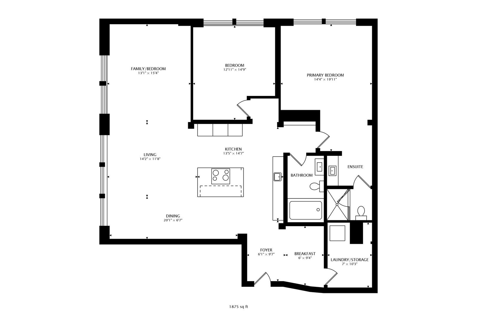 1327 West Washington Boulevard, Unit 2H Chicago, IL 60607 - Photo 31 of 31 a picture of a bench in front of a door
