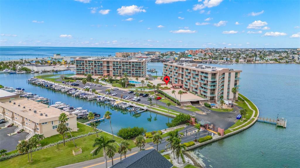 1 Key Capri, Unit 104E Treasure Island, FL 33706 - Photo 35 of 45 an aerial view of a city