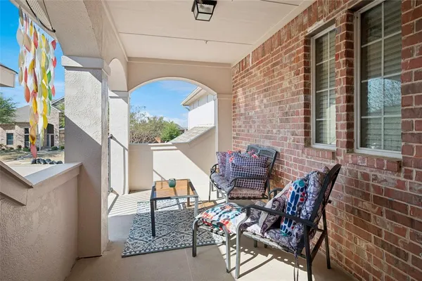 a view of balcony and patio