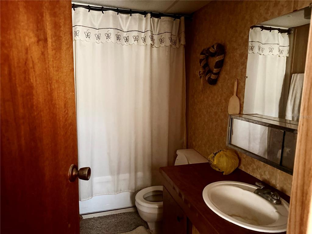 56340 Acorn Road Astor, FL 32102 - Photo 13 of 21 a bathroom with a sink toilet and shower