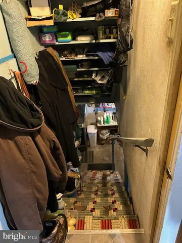 a view of storage and utility room