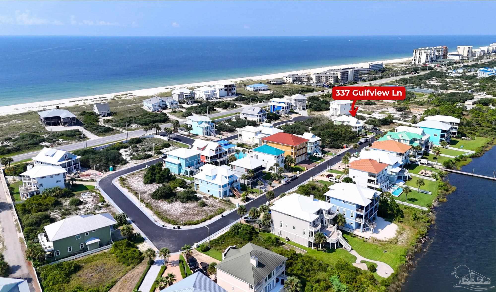 337 Gulfview Lane Perdido Key, FL 32507 - Photo 11 of 27 a city view with tall buildings