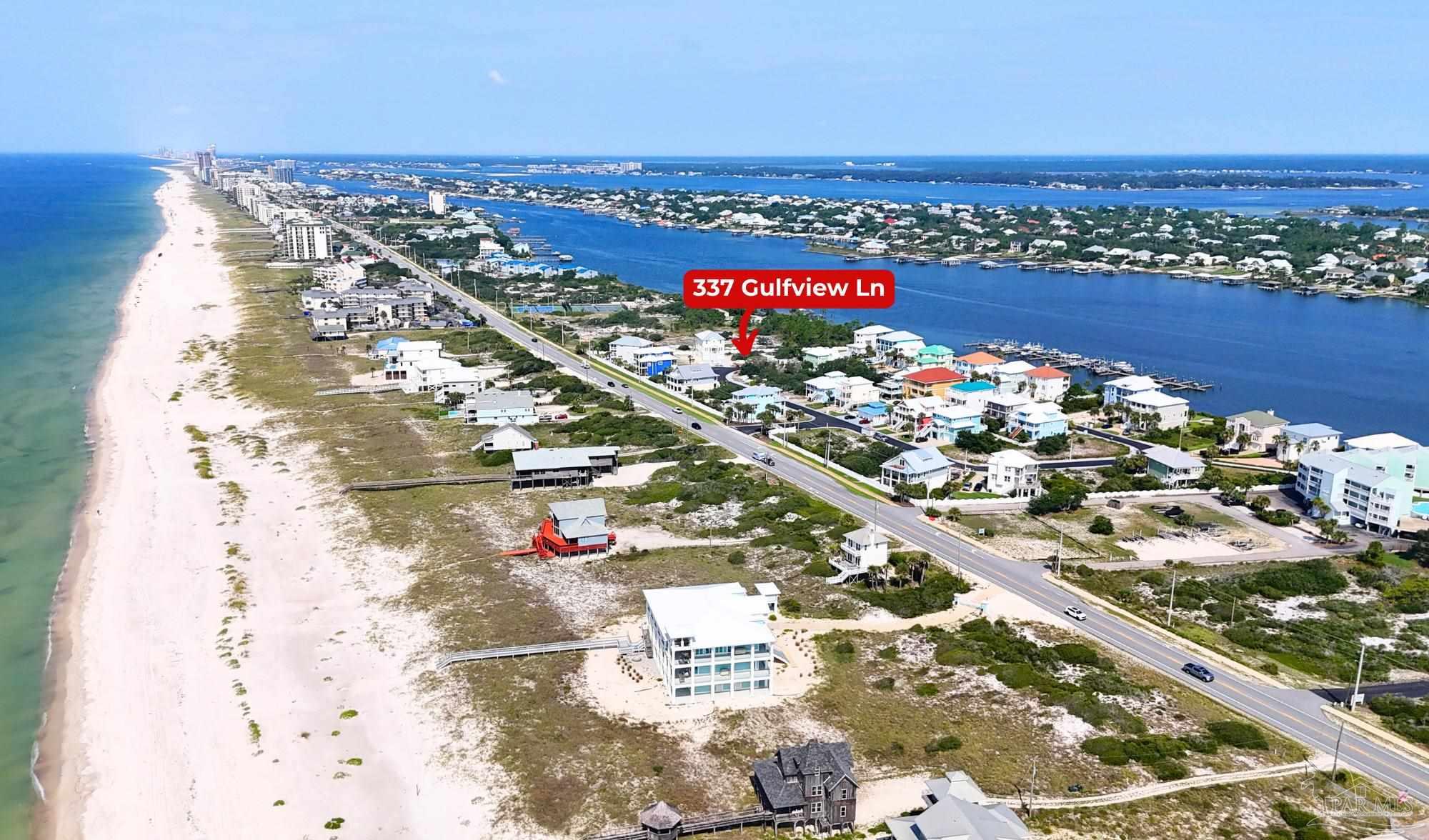337 Gulfview Lane Perdido Key, FL 32507 - Photo 12 of 27 view of city and ocean