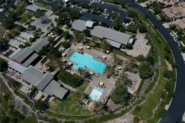 an aerial view of residential house with outdoor space