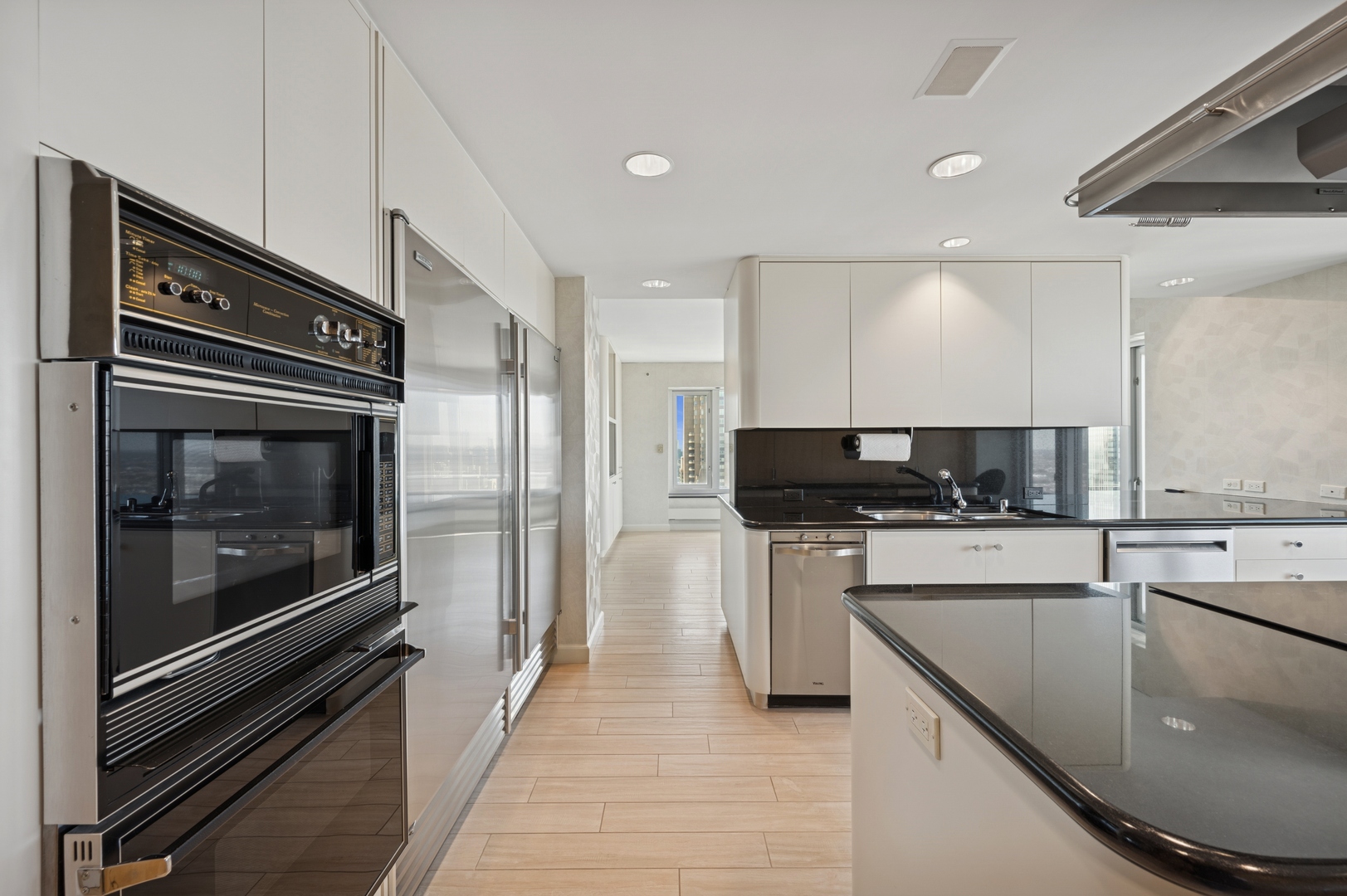 132 East Delaware Place, Unit 5201 Chicago, IL 60611 - Photo 11 of 42 a kitchen with a stove and a microwave