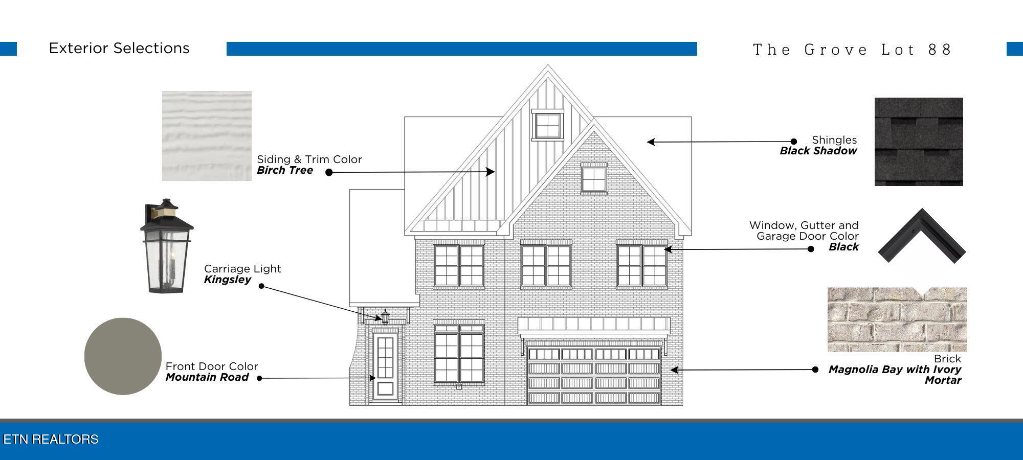 1022 Branch Hook Road Knoxville, TN 37934 - Photo 3 of 11 GROVE88 EXTERIOR SELECTIONS BOARD (2)