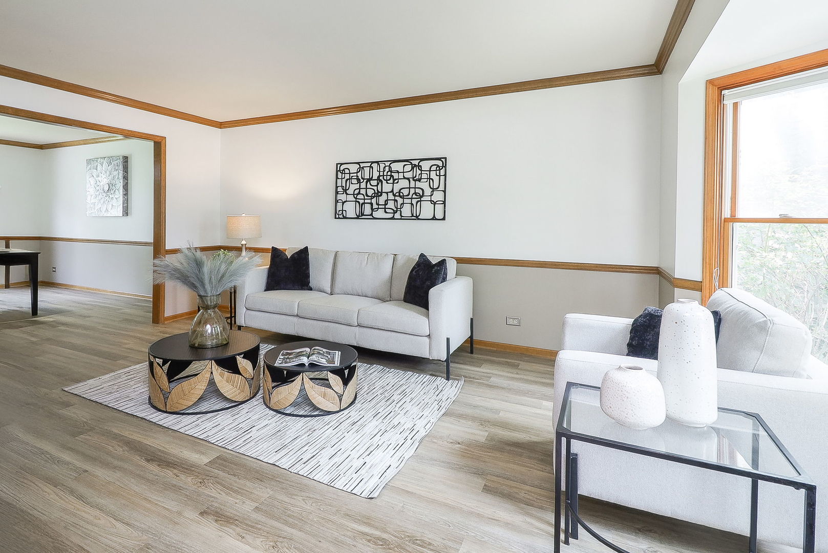 1736 Mundelein Road Naperville, IL 60565 - Photo 3 of 30 a living room with furniture and a table