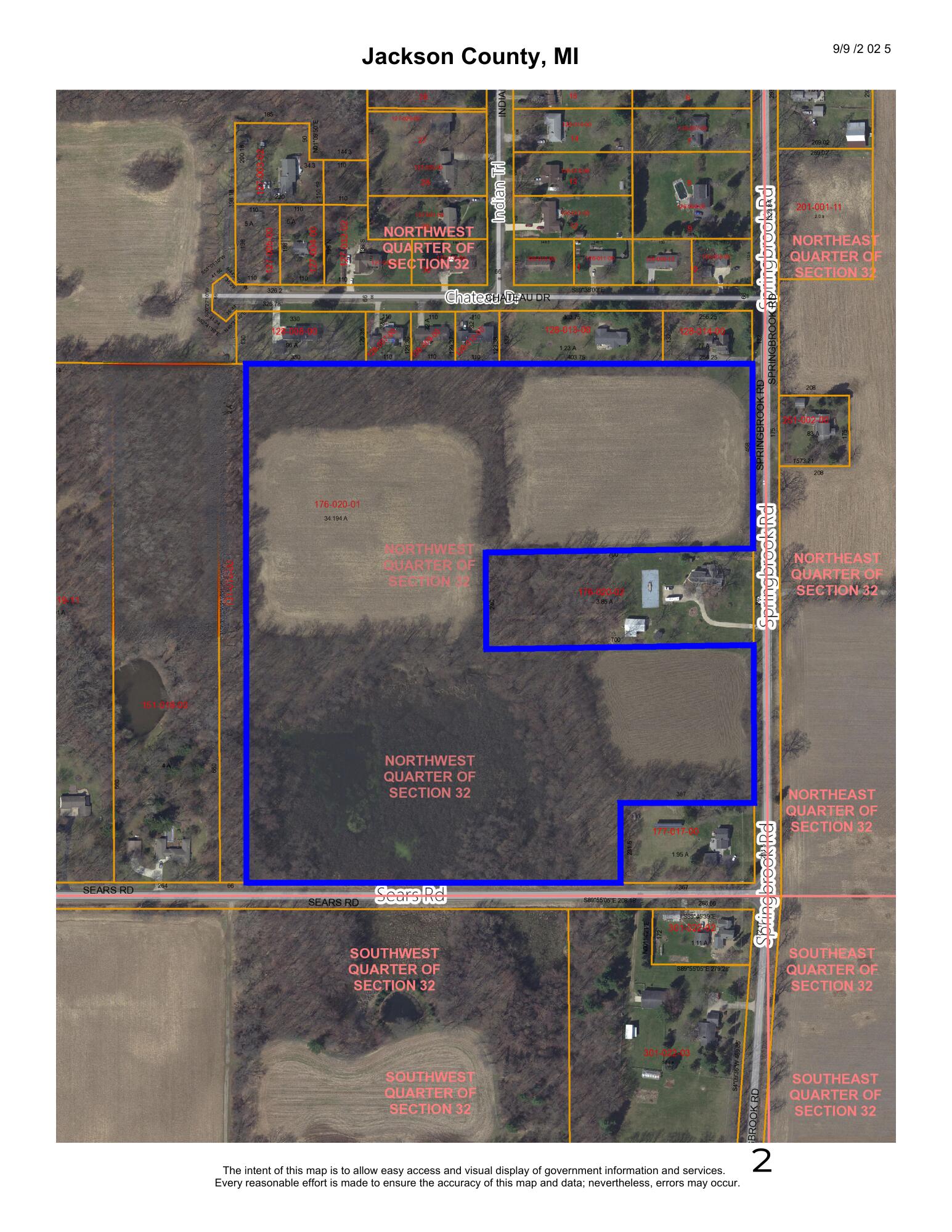 4290 1/2 Springbrook Road Jackson, MI 49201 - Photo 2 of 6 GIS