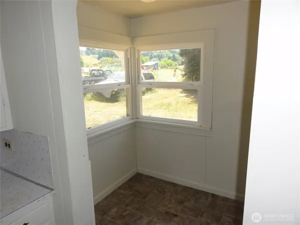 a small space with a window