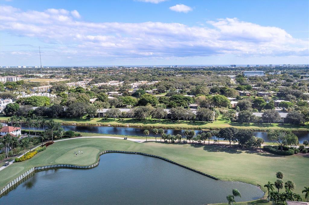 2900 Southwest 22nd Circle, Unit 221E Delray Beach, FL 33445 - Photo 36 of 43 an aerial view of a city with lake view