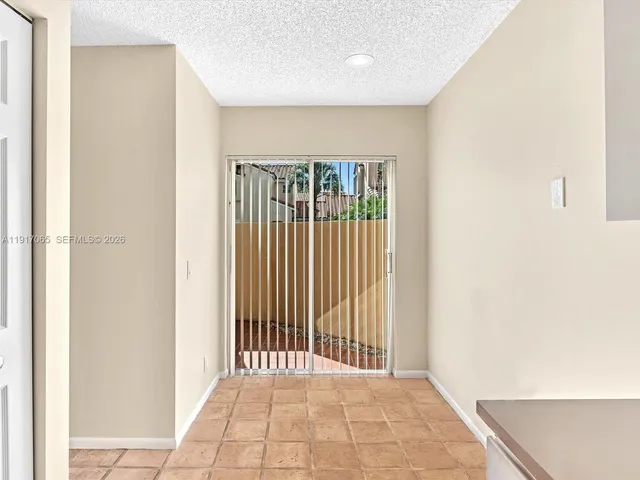 a view of front door