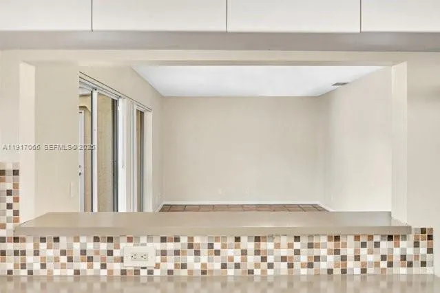 a view of a sink and window