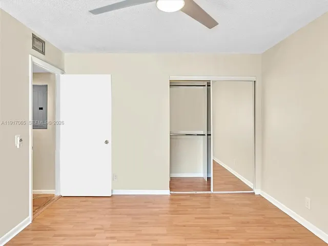 a close view of closet