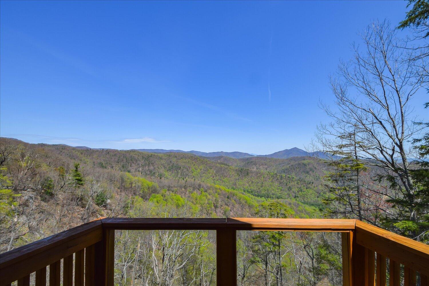 380 Hemlock Ridge Road Southeast Copper Hill, VA 24079 - Photo 22 of 59 a view of a mountain from a balcony