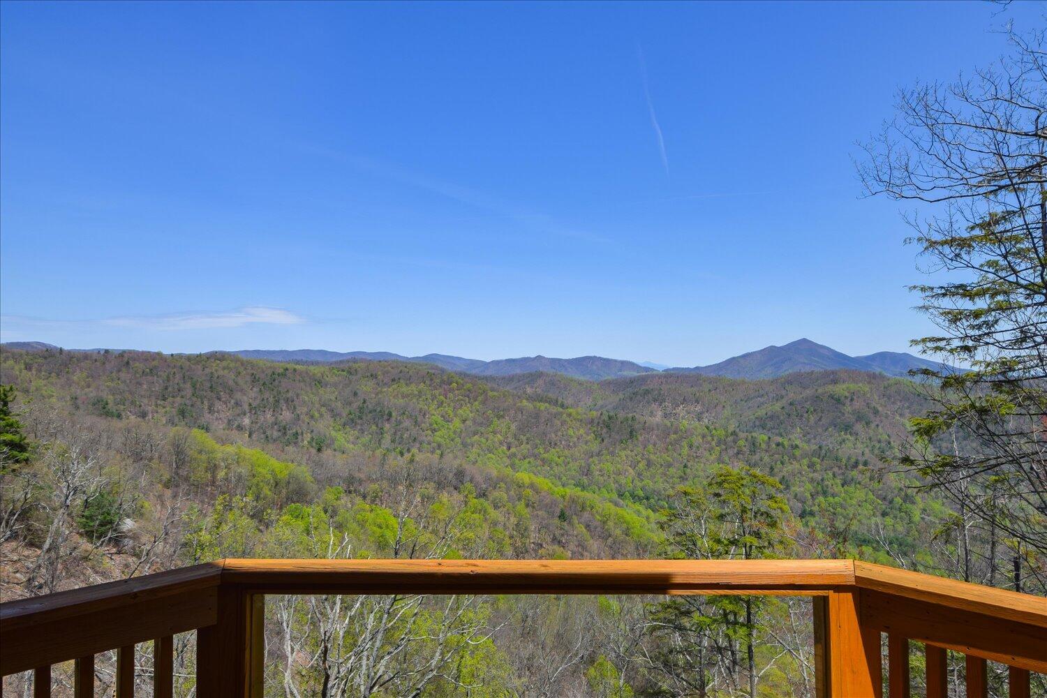 380 Hemlock Ridge Road Southeast Copper Hill, VA 24079 - Photo 35 of 59 a view of a mountain from a balcony