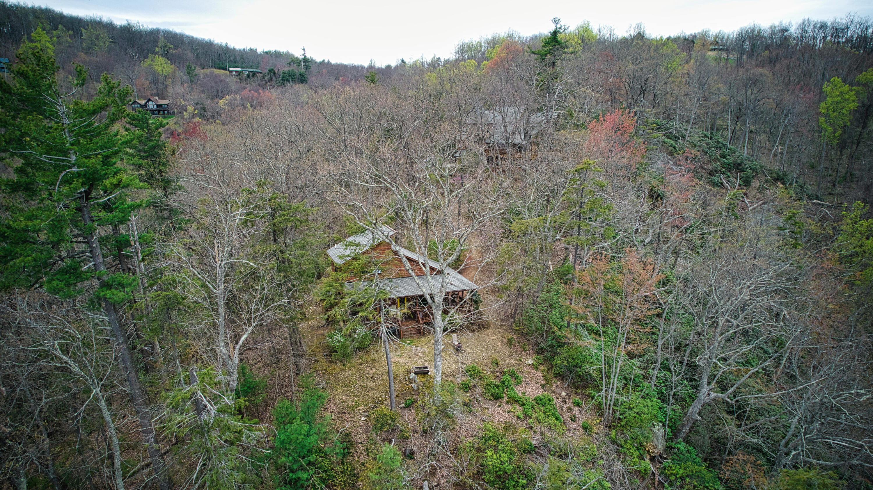 380 Hemlock Ridge Road Southeast Copper Hill, VA 24079 - Photo 56 of 59 an aerial view of a house with lots of trees