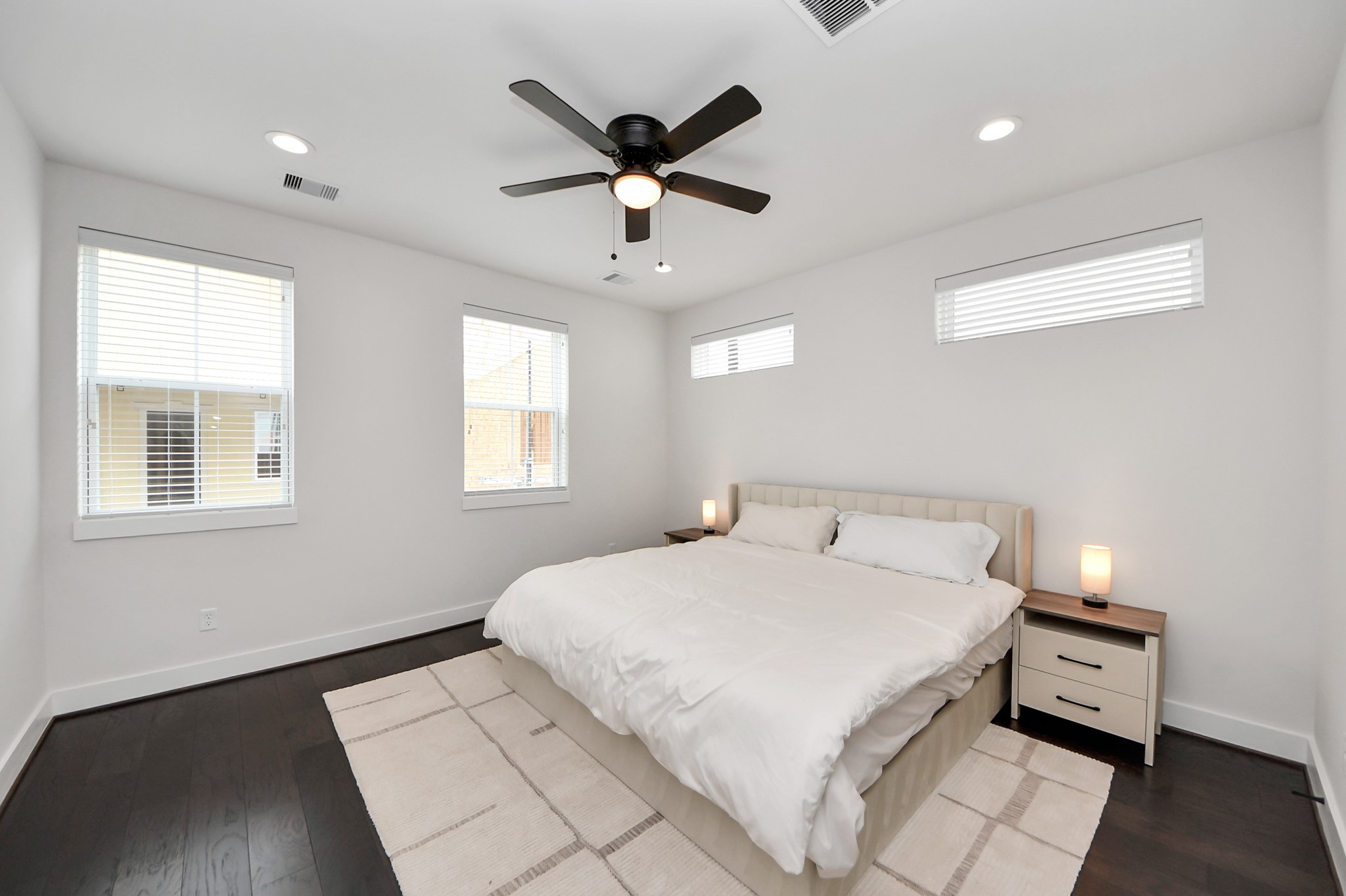 5502 Wheatley Street, Unit B Houston, TX 77091 - Photo 23 of 35 a bedroom with a bed and window