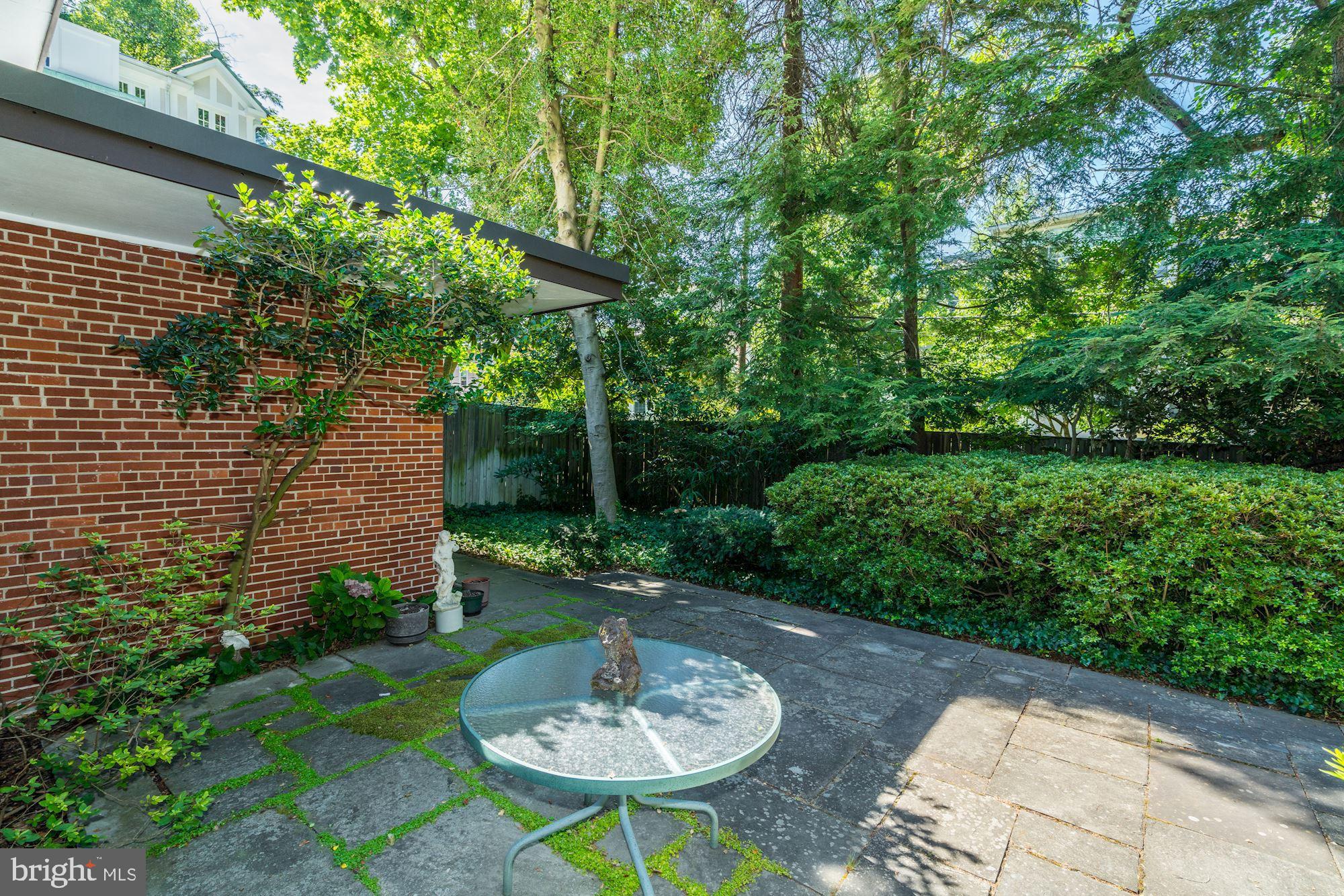 3721 Huntington Street Northwest Washington, DC 20015 - Photo 26 of 30 Garden and patio view 3