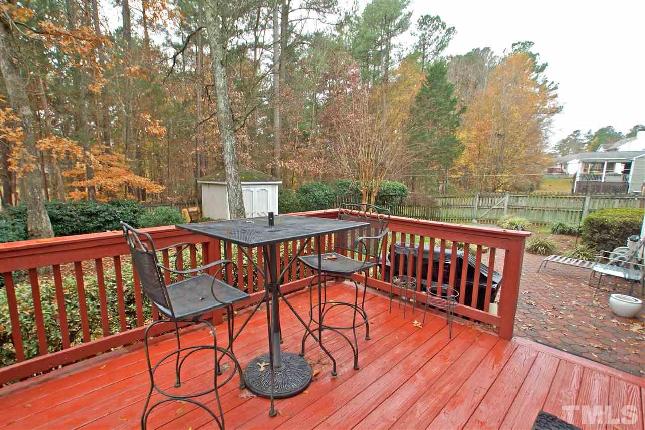 724 Windcrest Road Durham, NC 27713 - Photo 20 of 24 Enjoy a perfect evening of grilling on your large deck.