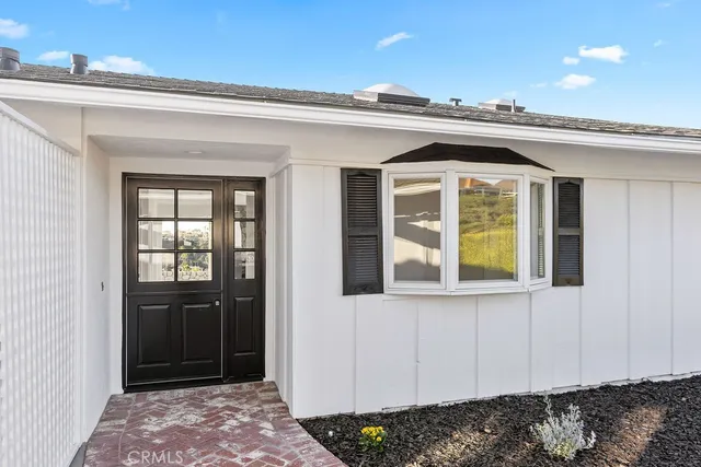 a view of a entryway door of the house