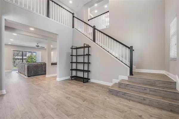 a view of entryway and hall